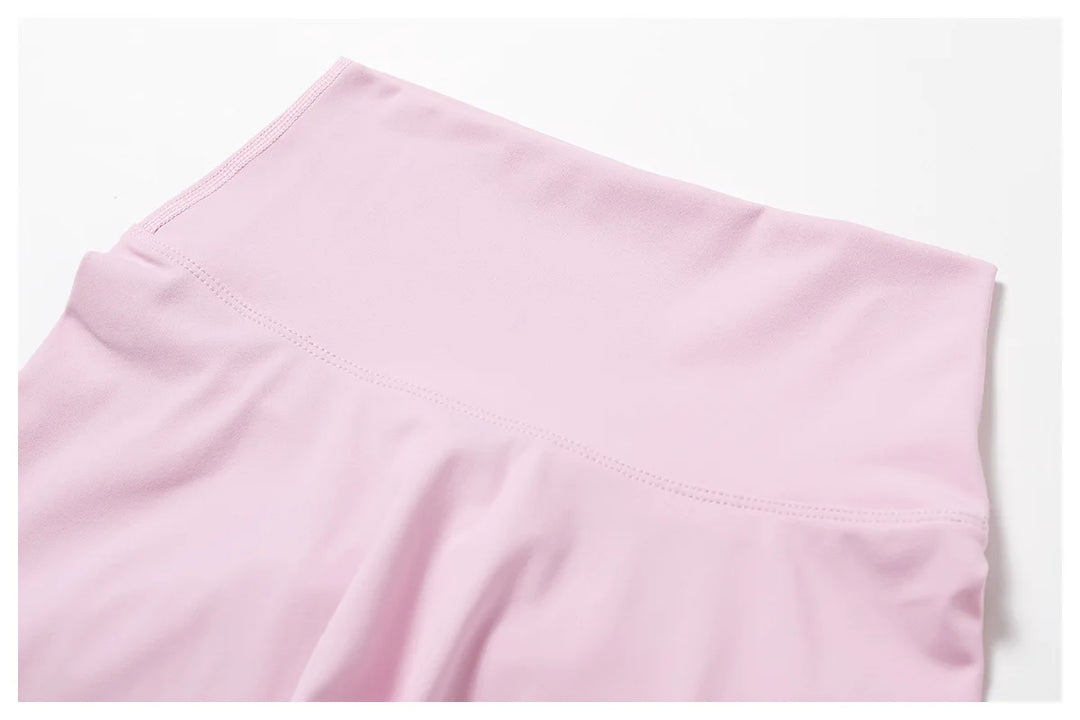 Breathable High Waist Light Weight Training Shorts Nylon