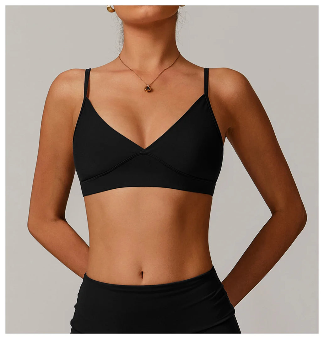 Breathable Padded Shockproof Contour Supportive Sports Bra