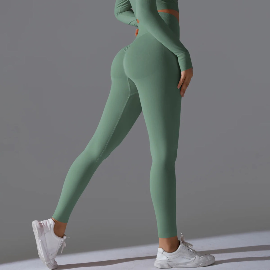 Seamless High Waist Yoga Leggings Performance Comfort