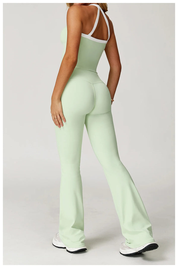 Luxurious Contour Seamless 2 Piece Athleisure Set Nylon