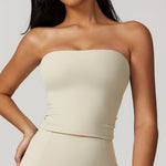 Load image into Gallery viewer, Sculpted Strapless Yoga Vest Contoured Support Brassiere
