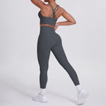 Load image into Gallery viewer, Ultra Luxe Contour Yoga Wear 2 Piece Leggings Nylon
