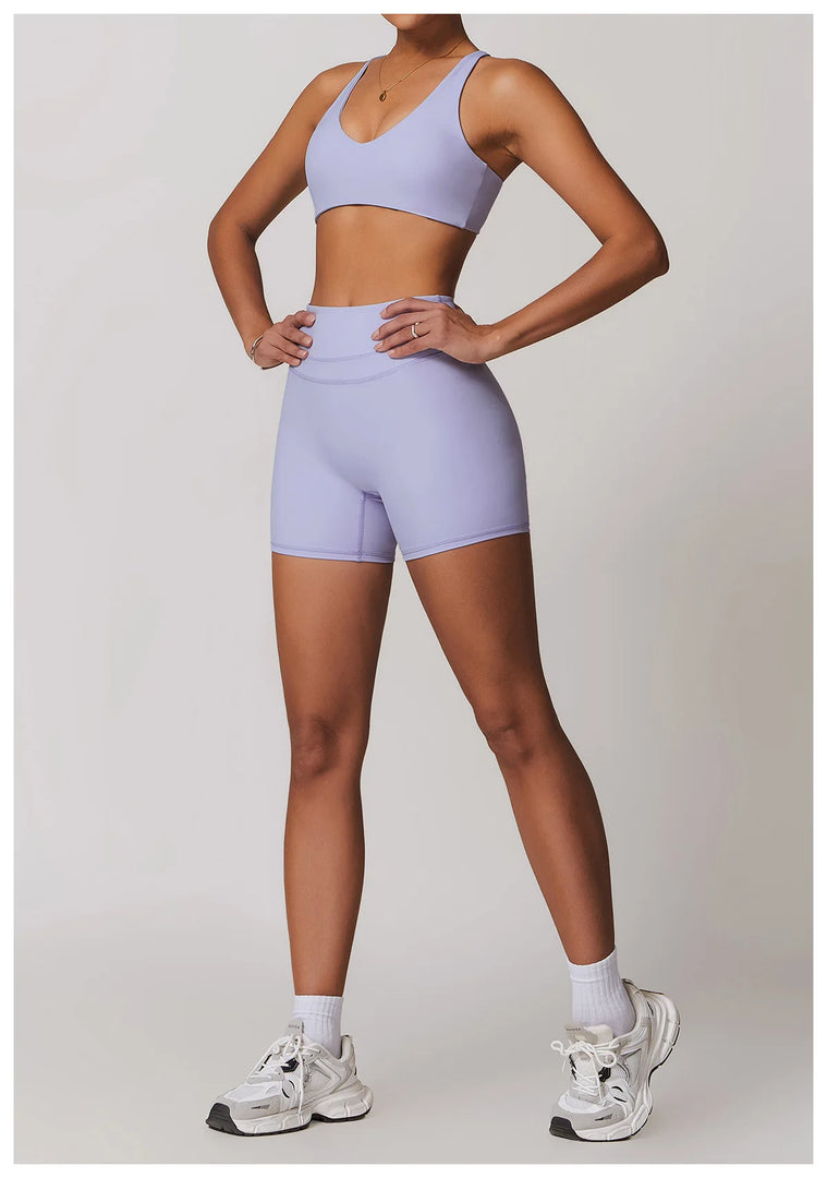 Luxurious Breathable High Waist Yoga Shorts For Running