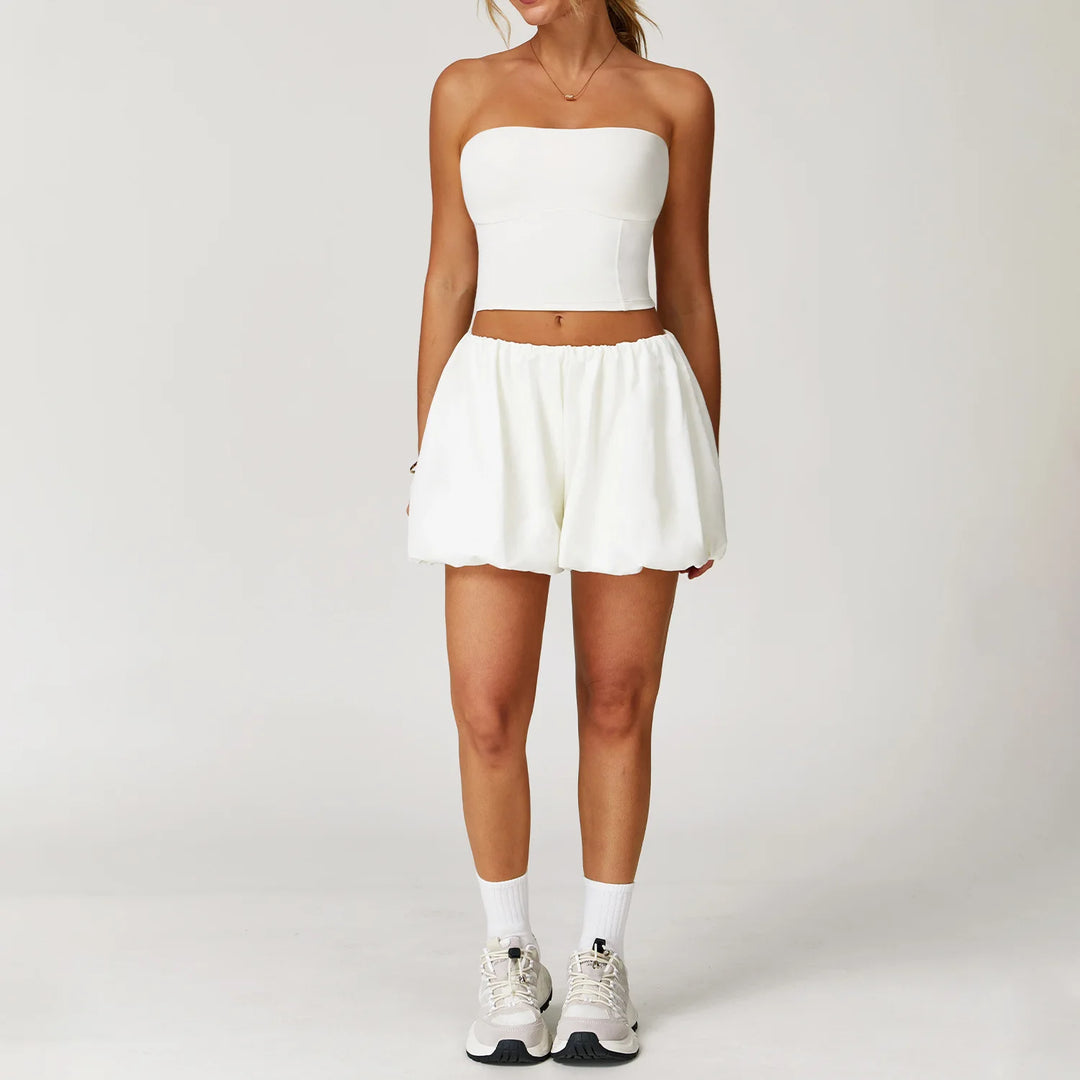 Sculpted Silhouette Two Piece Yoga Set Seamless Luxe