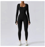 Load image into Gallery viewer, Seamless Contouring Yoga Bodysuit With Long Sleeves
