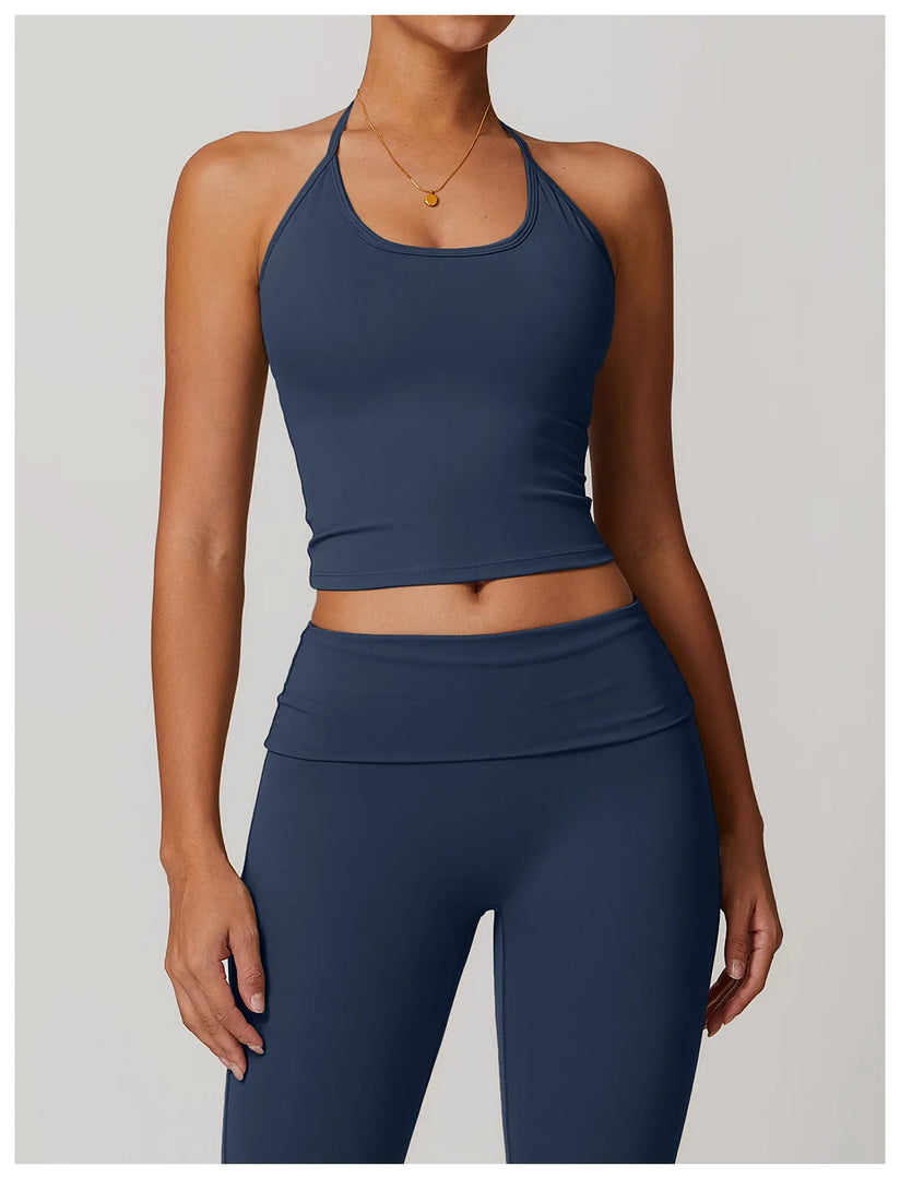 Racer Back Breathable Contour Light Weight Sports Bra Nylon