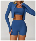 Load image into Gallery viewer, Three Piece Breathable Yoga Tracksuit Pro For Performance
