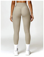 Load image into Gallery viewer, Luxurious High-Waist Contour Seamless Leggings Scrunch
