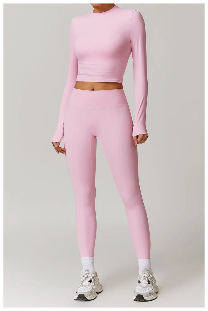 Signature 2 Piece Yoga Ensemble Nylon Plus Performance