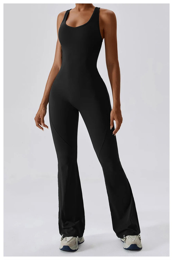 Seamless Contour Studio Jumpsuit Breathable Nylon Knit
