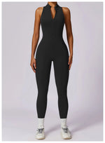 Load image into Gallery viewer, Contour 2 Piece Zipper Front Tracksuit Set Nylon Fabric
