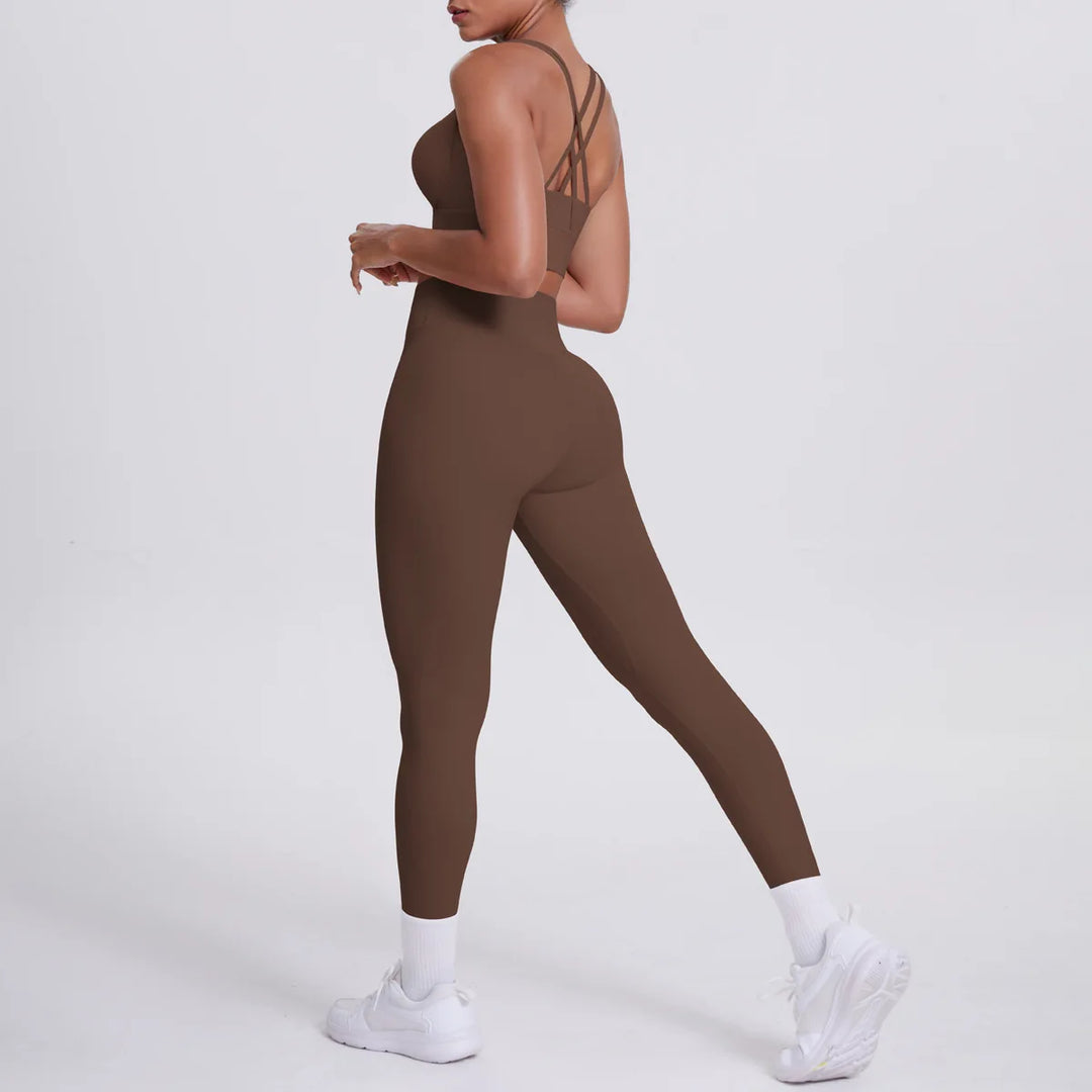 Ultra Luxe Contour Yoga Wear 2 Piece Leggings Nylon