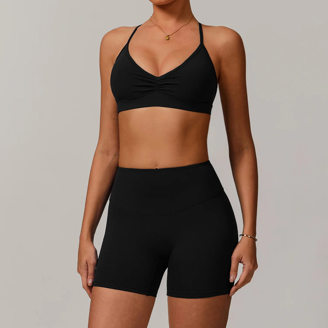 Seamless Contour Two Piece Yoga Set Luxe Performance Wear