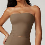 Load image into Gallery viewer, Sculpted Strapless Yoga Vest Contoured Support Brassiere
