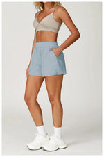 Load image into Gallery viewer, High Waist Contour Performance Yoga Shorts Nylon Spandex
