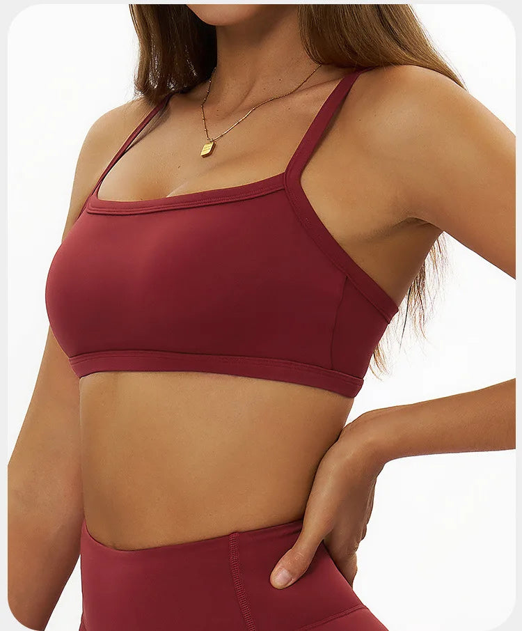 Breathable Seamless Sports Bra For Outdoor Performance
