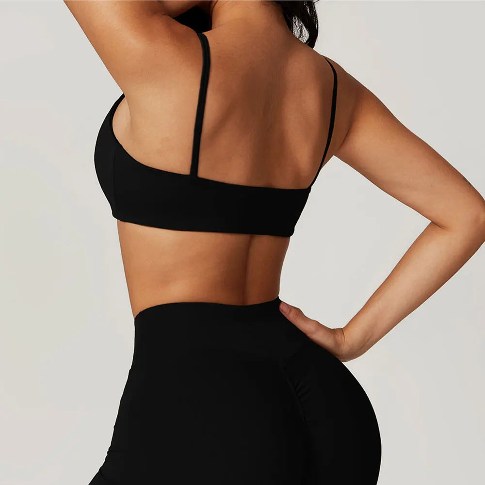 Contoured High Support Padded Performance Tank Top