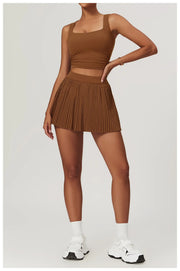 Luxurious Contour Performance Yoga Wear Skirt Nylon