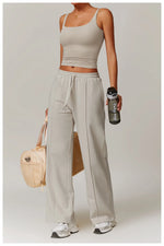 Load image into Gallery viewer, Luxurious Contoured 2 Piece Yoga Ensemble Performance
