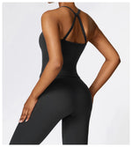 Load image into Gallery viewer, Seamless Sculpted Yoga Core Set Leggings Ribbed Contour
