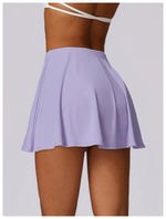 Load image into Gallery viewer, Seamless Performance Tennis Skort with Breathable Knit
