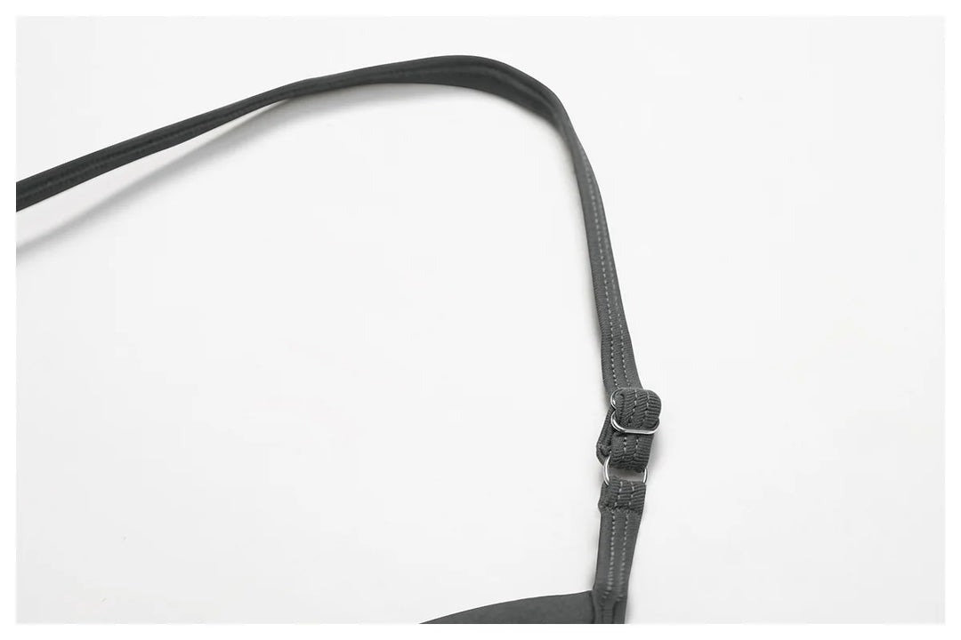 Breathable Contoured Halter Crop Sports Bra With Padding