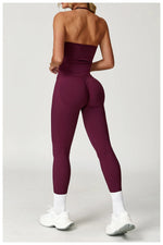 Load image into Gallery viewer, Two Piece Yoga Set Seamless Contour Performance Wear
