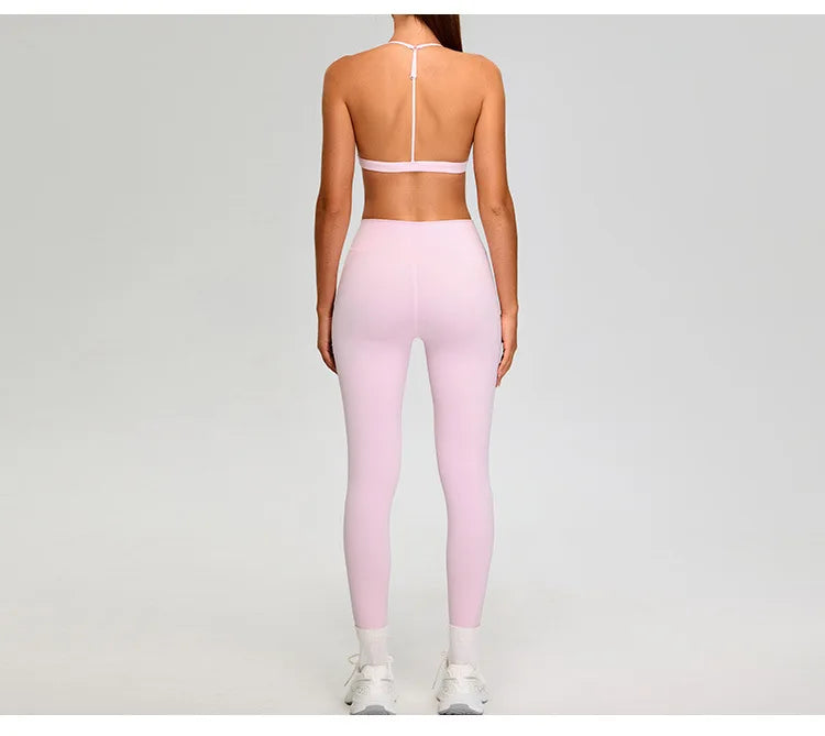 Luxurious Premium Contoured Two Piece Yoga Set Nylon