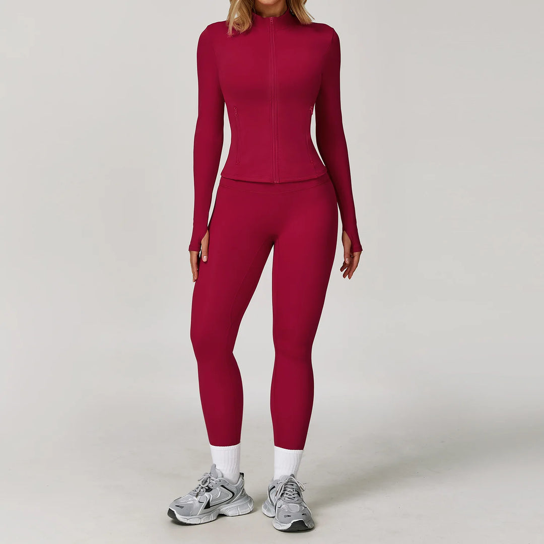 Two Piece Yoga Contour Signature Performance Activewear Set