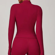 Premium Breathable Long Sleeve Performance Gym Top Nylon