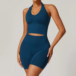 Load image into Gallery viewer, Seamless Contour Performance Fabric Two Piece Yoga Set
