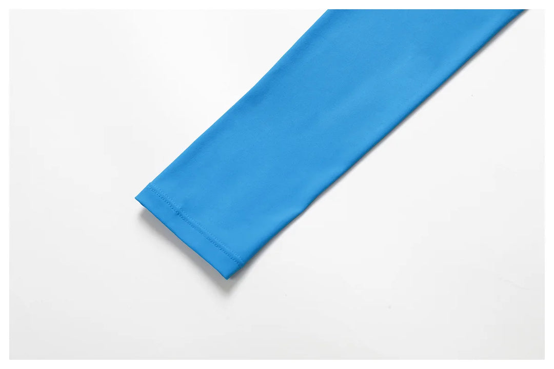 Performance Contour Knit Long Sleeve Yoga Top Nylon Spandex