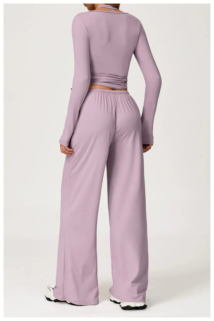 Premium Extended Sleeve Contour Yoga Top Performance