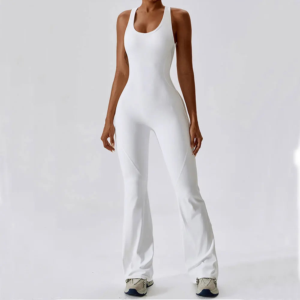 Seamless Contour Studio Jumpsuit Breathable Nylon Knit