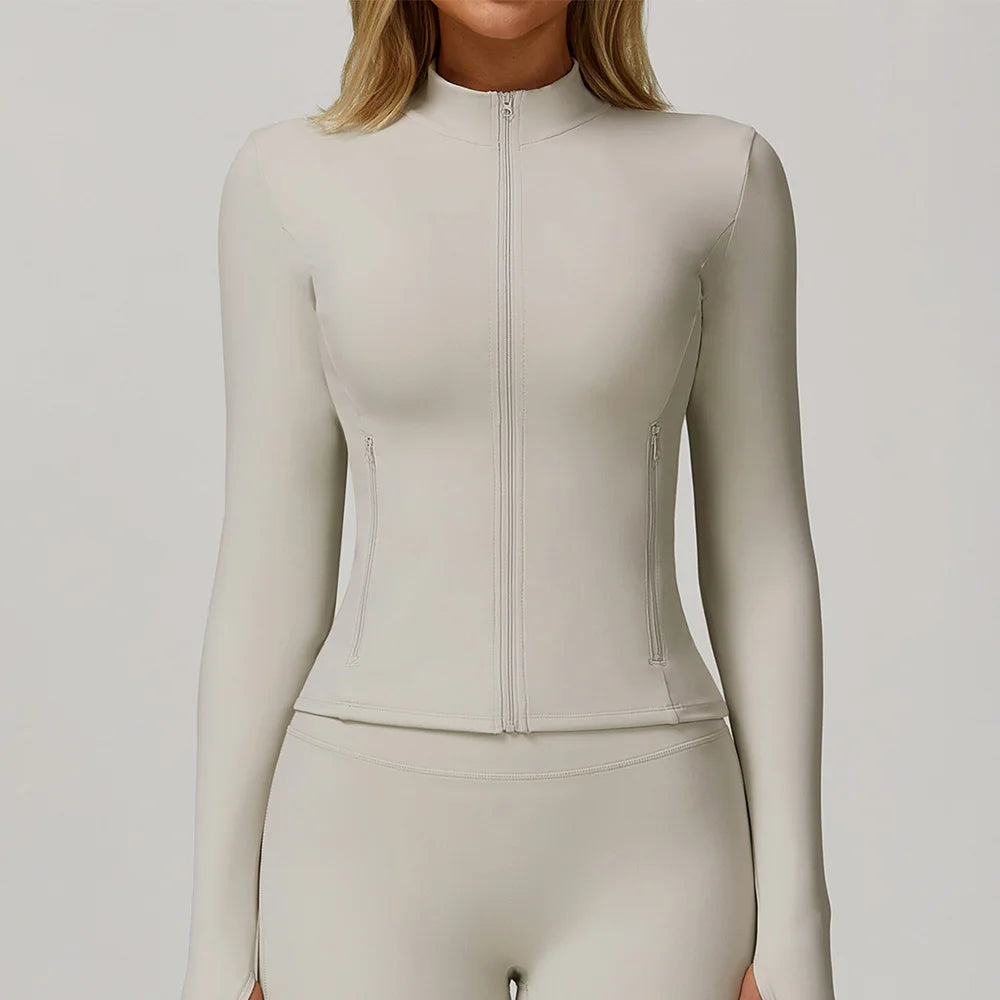 Premium Breathable Long Sleeve Performance Gym Top Nylon