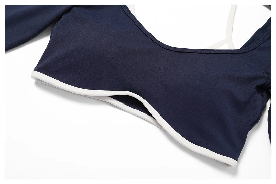 Luxurious Backless Yoga Top Breathable Contour Performance