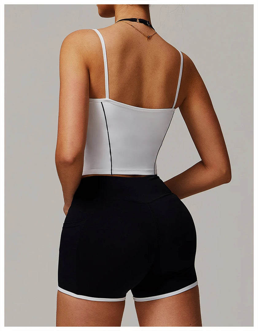 Contoured Breathable Seamless Feather Light Sport Bra Nylon