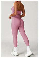 Load image into Gallery viewer, Two Piece Yoga Set Seamless Contour Performance Wear
