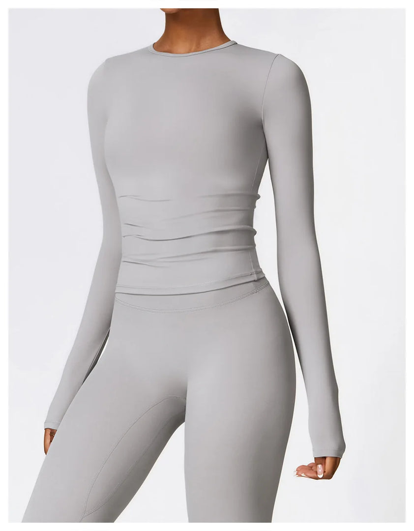 Premium Breathable Quick Dry Long Sleeve Nylon Knit