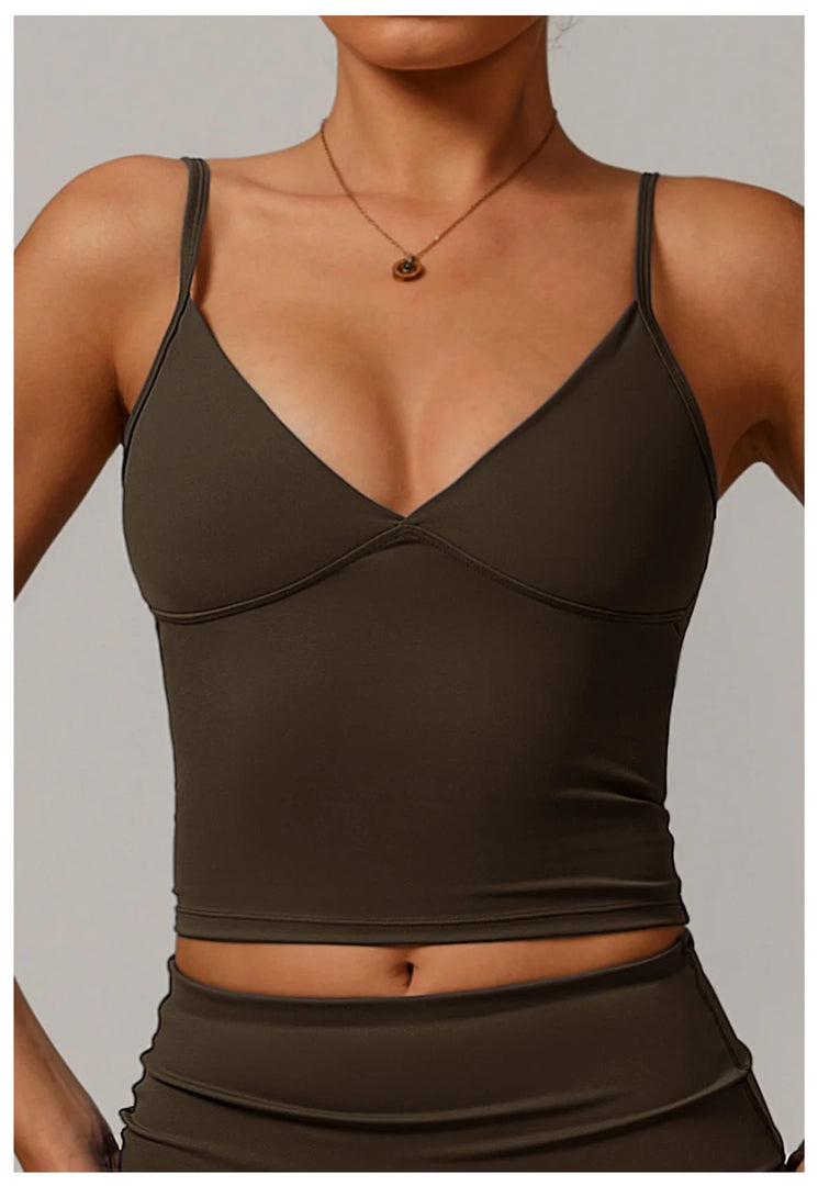 Quick-Dry Yoga Sports Bra High-Impact Training