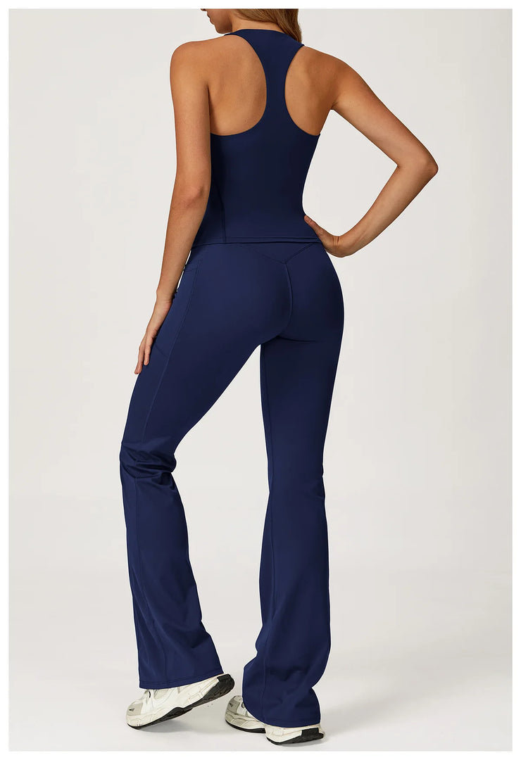 2 Piece Premium Luxe Contoured Tracksuit Nylon Knit