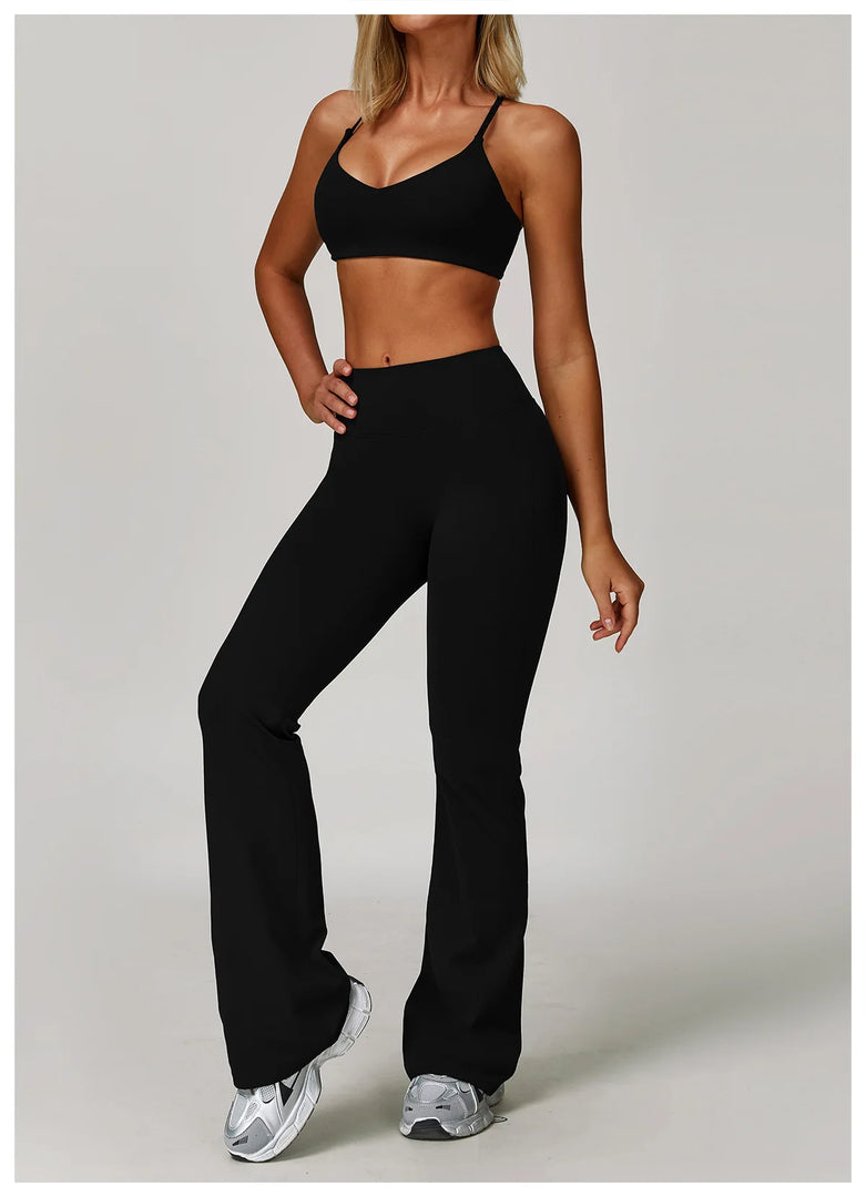 Two Piece Yoga Contour Signature Performance Activewear Set