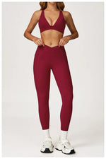 Load image into Gallery viewer, 2 Piece Premium Luxe Contoured Tracksuit Nylon Knit
