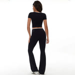 Load image into Gallery viewer, High Waist Contoured Performance Leggings Nylon Knit
