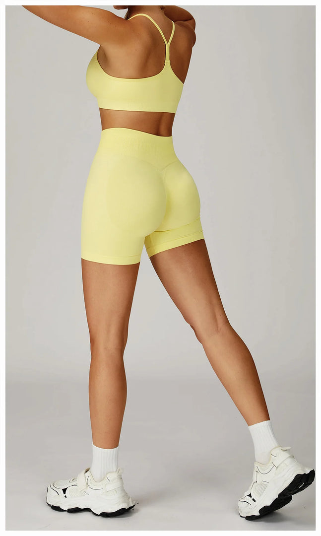 Seamless Contour Two Piece Yoga Set for Performance