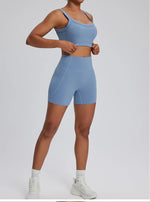 Load image into Gallery viewer, Contour Stretch Athleisure Bell Bottoms Set Nylon Spandex
