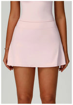 Load image into Gallery viewer, Contoured Performance Yoga Shorts Skirt Set Nylon Fabric
