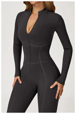 Load image into Gallery viewer, Premium Seamless Sculpted One Piece Yoga Tracksuit
