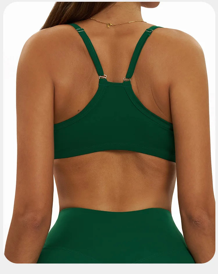 Breathable Seamless Sports Bra For Outdoor Performance