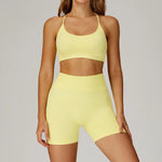 Load image into Gallery viewer, Seamless Contour Two Piece Yoga Set for Performance
